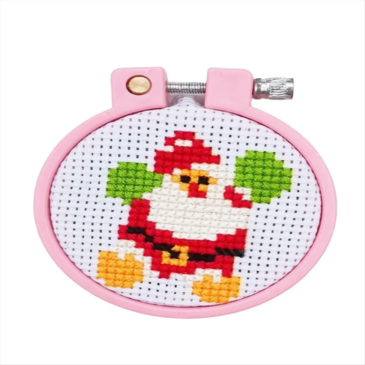 Power Tool Sets 5Pcs Christmas Cross-Stitch Kits for Kids for Beginners with Stamped Embroidery Patterns Cross-Stitch Kit Craft