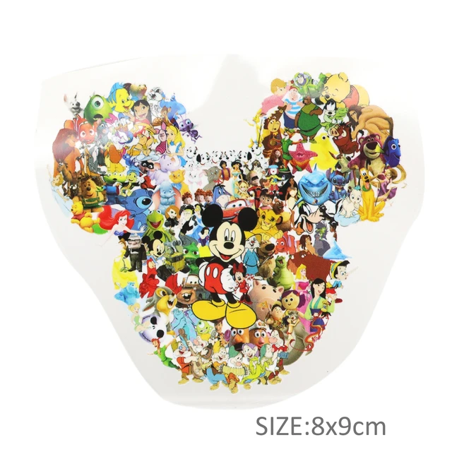 Disney Mickey Mouse Cartoon Heat Transfer Iron On Transfers T Shirt Thermo Stickers Clothing Patch Applique AliExpress