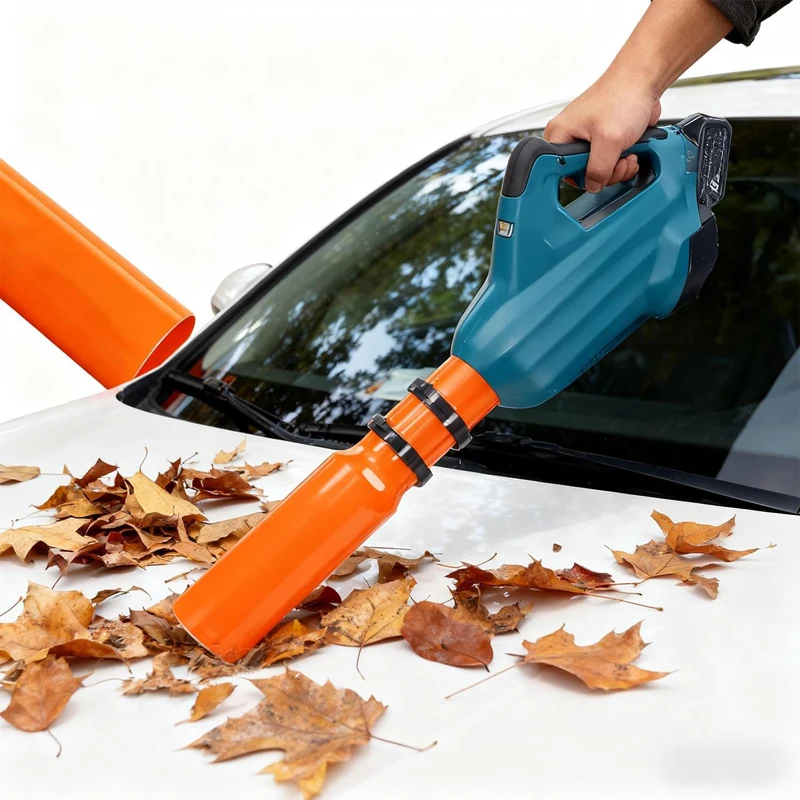 منفاخ أوراق الشجر اللاسلكي القابل للطي، بطارية ليثيوم، رياح قوية مناسبة لحديقة الحديقة، مزيل أوراق الشجر القوية، غبار نفخ الثلج