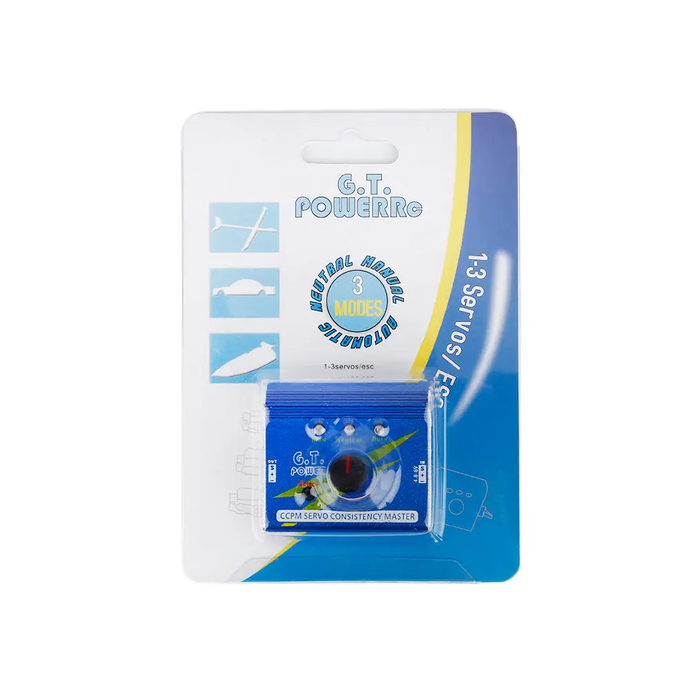 GT Power – servomoteur ESC 3CH, vérificateur principal de cohérence de moteur numérique/analogique pour avion/voiture/bateau RC, outil de Diagnostic CCPM