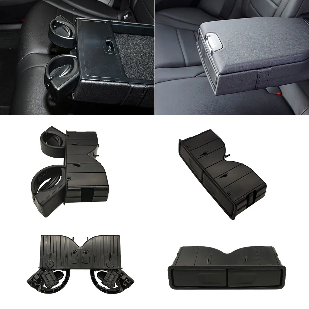 For Mercedes W176 W177 W156 W247 W246 Car Rear Armrest Center Console Water Cup Holder  For Benz  A B GLA GLB Class 0998100110