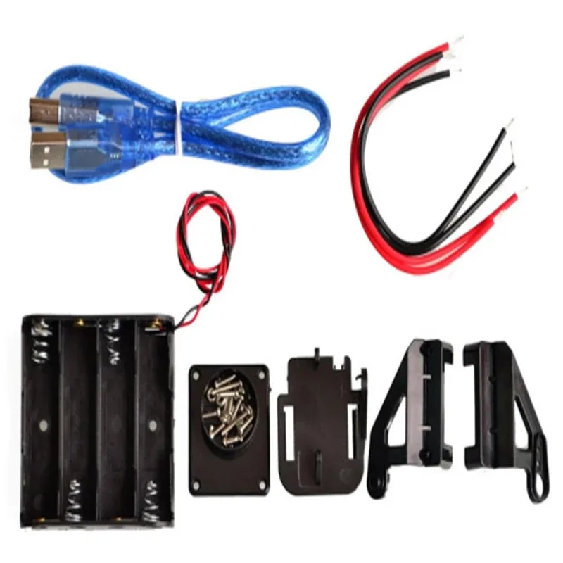 New Avoidance tracking Motor Smart Robot Car Chassis Kit Speed Encoder Battery Box 2WD Ultrasonic module For Arduino kit