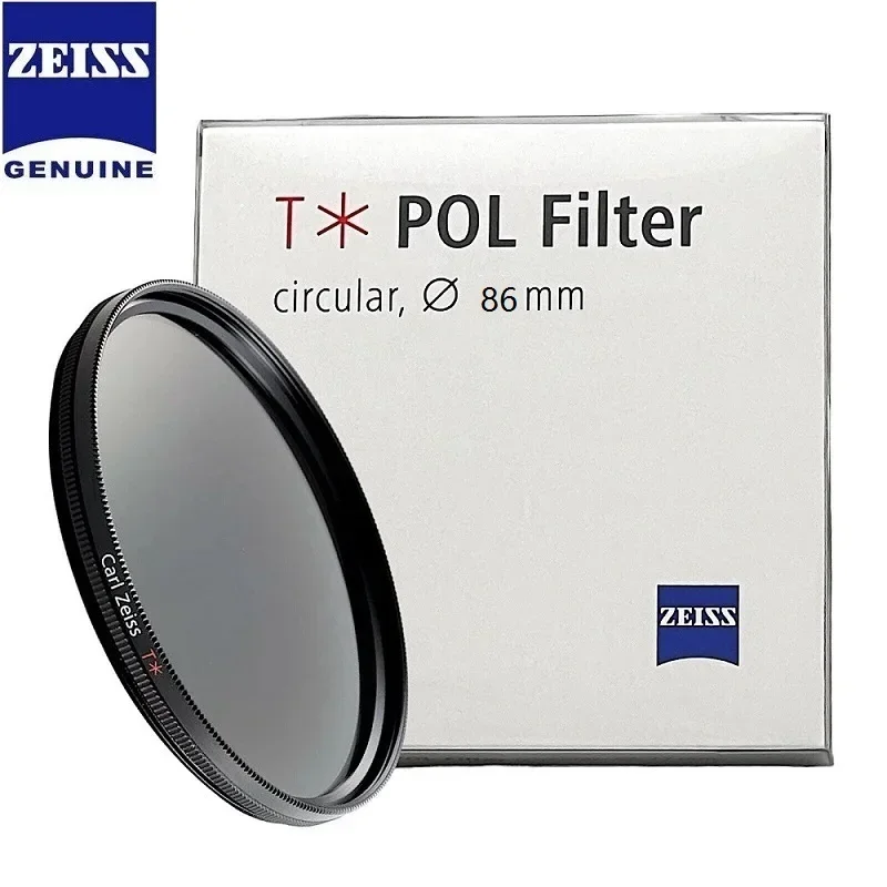 Carl Zeiss T* POL filtr polaryzacyjny 86mm Cpl (okrągły) polaryzator wielowarstwowa 86mm do obiektywu aparatu Nikon Canon Sony