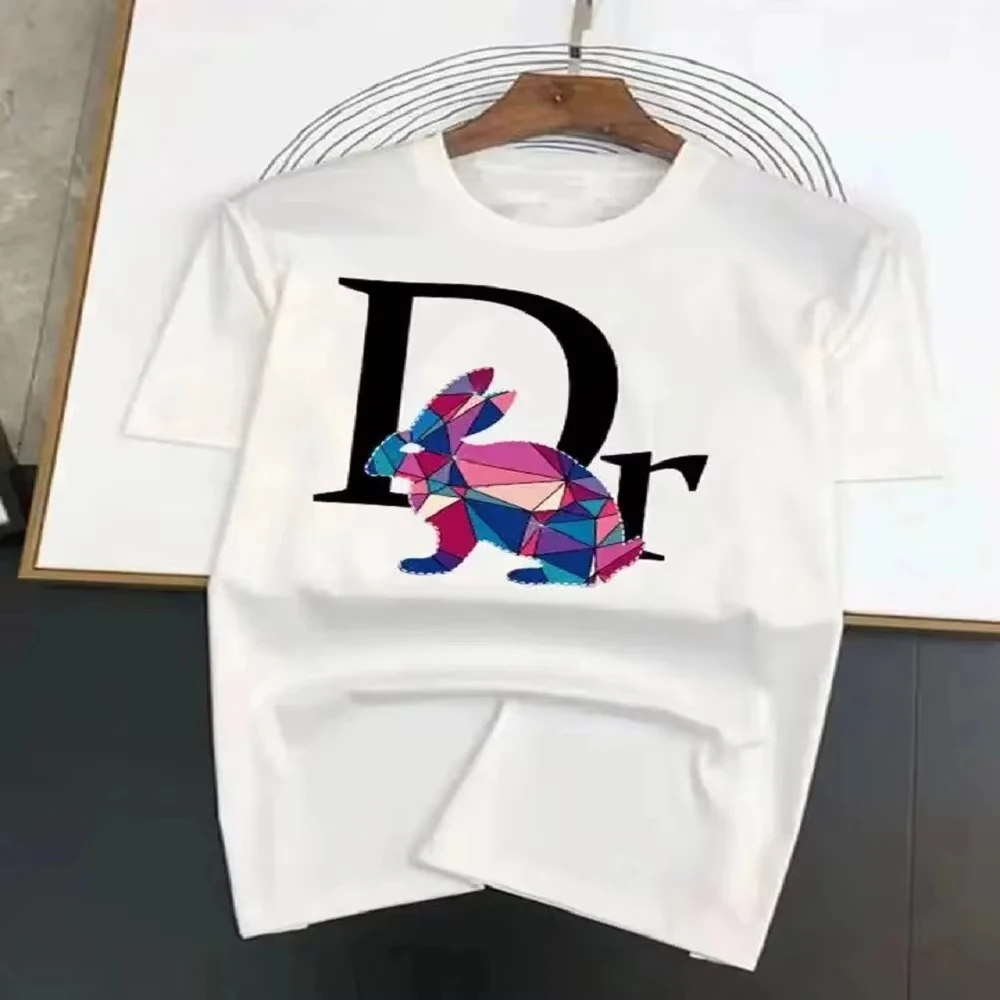 

Новая модная футболка с принтом букв, черная, летняя, унисекс, с круглым вырезом, в стиле хип-хоп, уличная мода