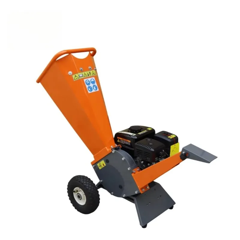 Trituratore mobile per cippatrice da giardino Trituratore per rami asciutti e bagnati ad alta potenza per potature di ramoscelli e rifiuti agricoli da giardino