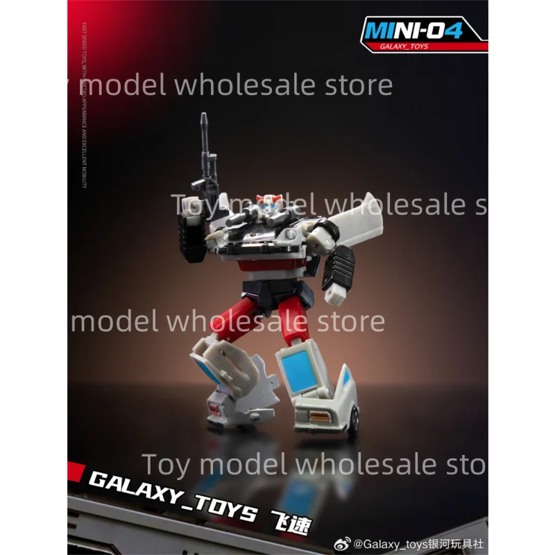 [IN VOORRAAD Nu] Goede Kwaliteit Transformatie Galaxy Speelgoed Mini04 Mini04 Bluestreak Mini 6 cm Action Figure Met Doos