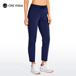 CRZ YOGA Womens 4-Way Stretch Travel Casual 7/8 Ankle Pants 27.5