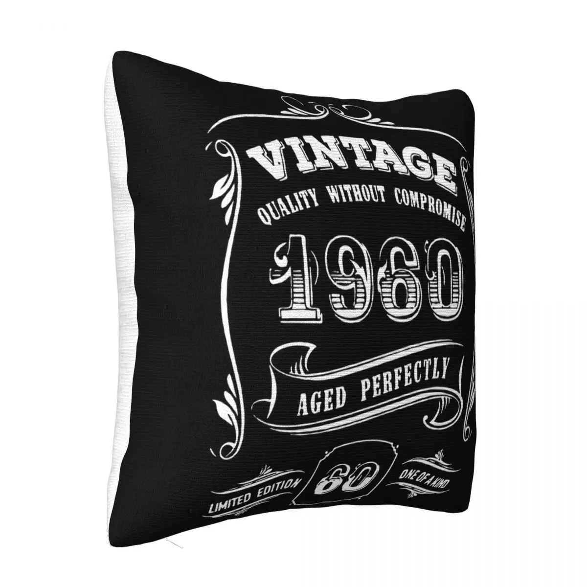 Gold Vintage 1960 Aged Perfectly Men 60Th Birthday Gift 60 Years Old Slim Fit Pillow Case