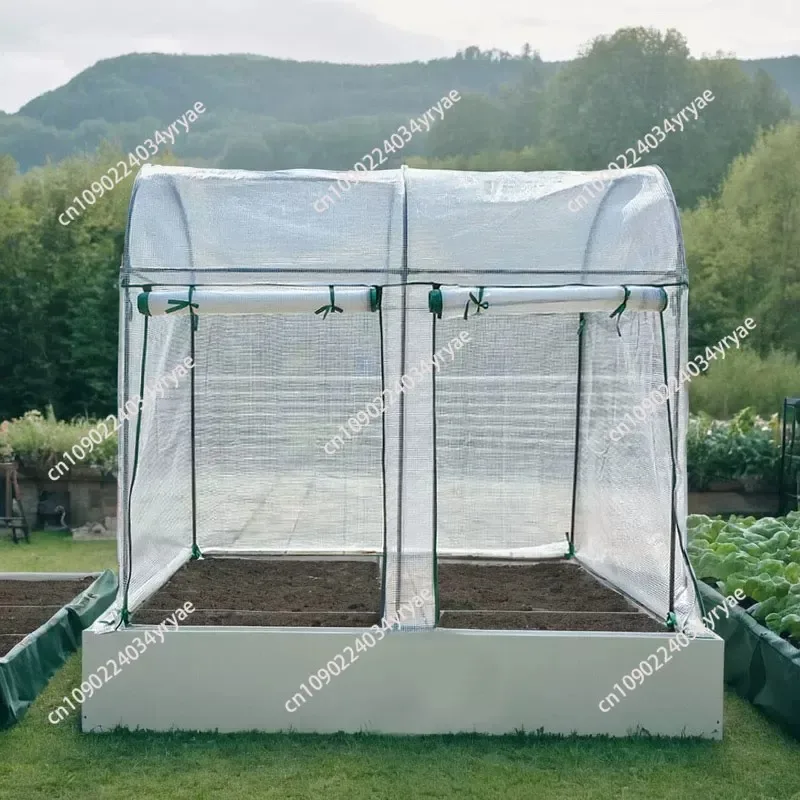 1 PC 200x100x180cm Large Greenhouse,Winter Antifreeze And Rainproof Warm Room For Animals And Plants,Outdoors Flower Warm Shed