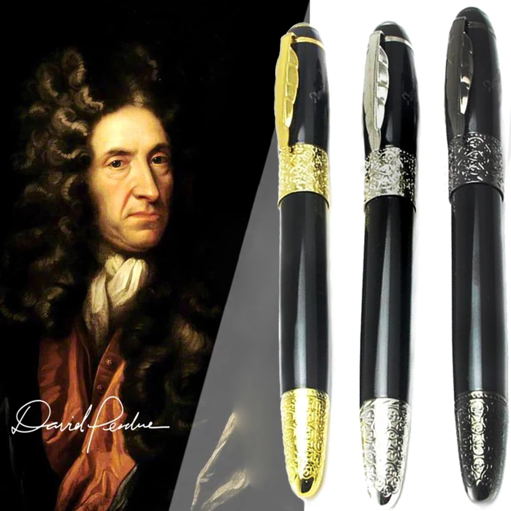 Gift M 위대한 작가 Daniel Defoe 스페셜 에디션 럭셔리 롤러 볼펜, 부드러운 클래식 문구 Best5 Gift M 위대한 작가 Daniel Defoe 스페셜 에디션 럭셔리 롤러 볼펜, 부드러운 클래식 문구 Best5