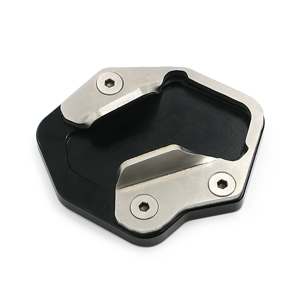 For Triumph Tiger 800 2010-2014 XCa XR 2015-2017 Motorcycle Kickstand Side Stand Extension Base Plate Pad Foot Aluminum