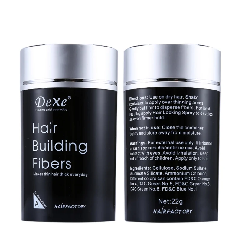 Man Fibers Refill Hair Building Human Extensions Natural Hair Keratin Fibers Thin Powder Regrowth