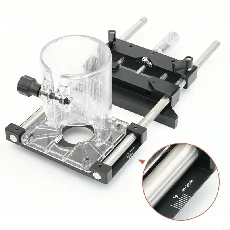 E21B Woodworking Slotting Locator Invisible Slotting Bracket Trimming Machine Router