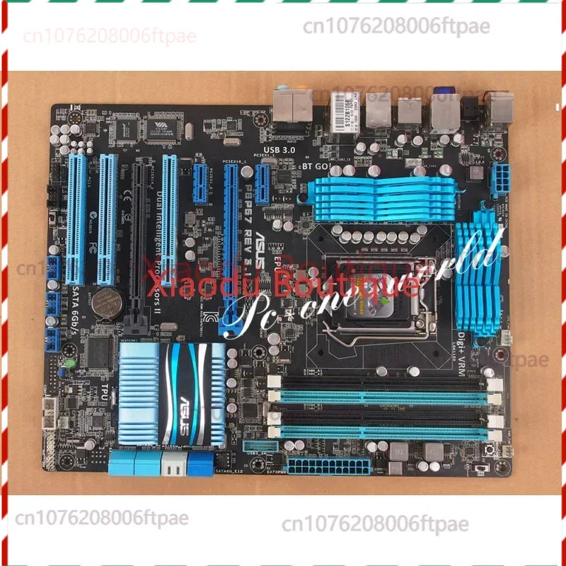 

Для материнской платы ASUS P8P67 V3.1 с разъемом 1155 DDR3 Intel P67 (B3) 100% рабочая