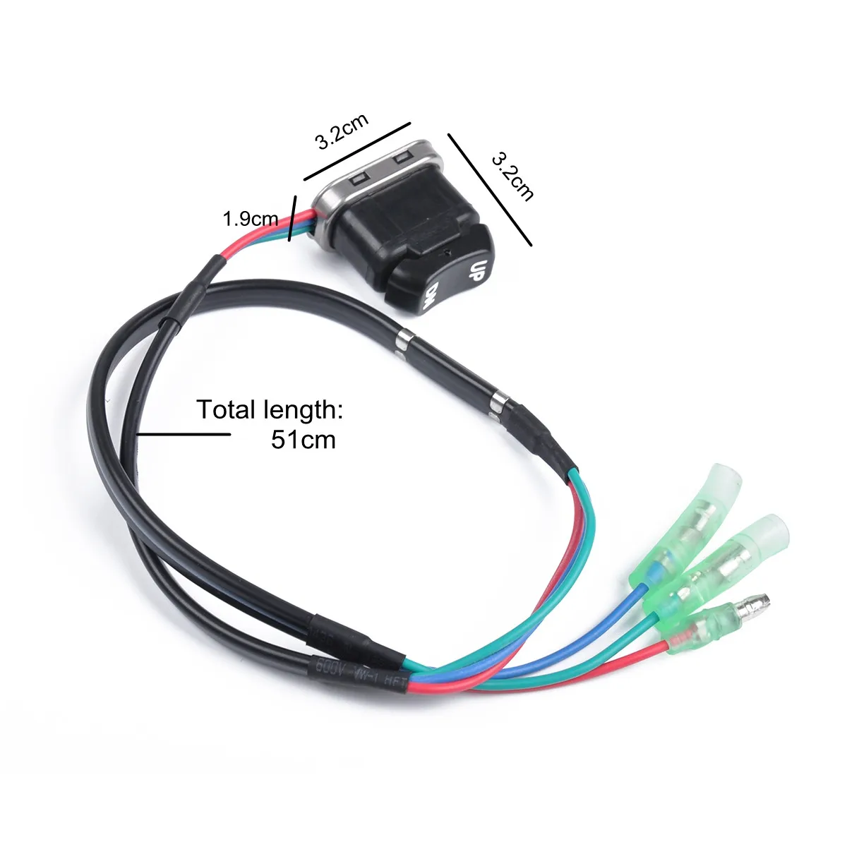 1Set 12V Trim Tilt Switch Assembly for Motor Motorcycle Controller Direct Plug Play Replacement Part 703-82563-02-00