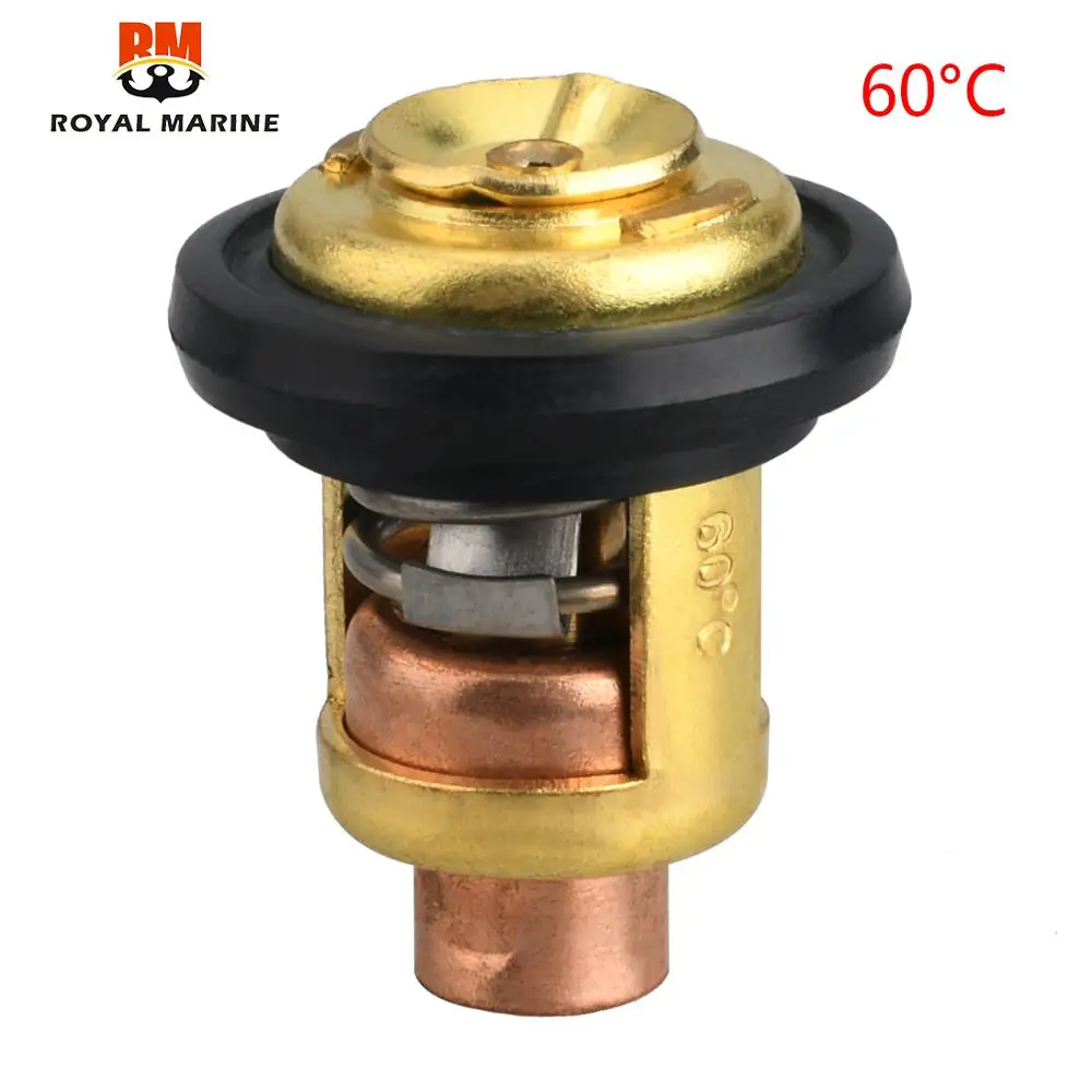 66M-12411 온도 조절기 및 개스킷 60도 140F Yamaha 선외기 모터 4 스트로크 66M-12411-00 ,6F5-12411-03 62Y-12411-A1