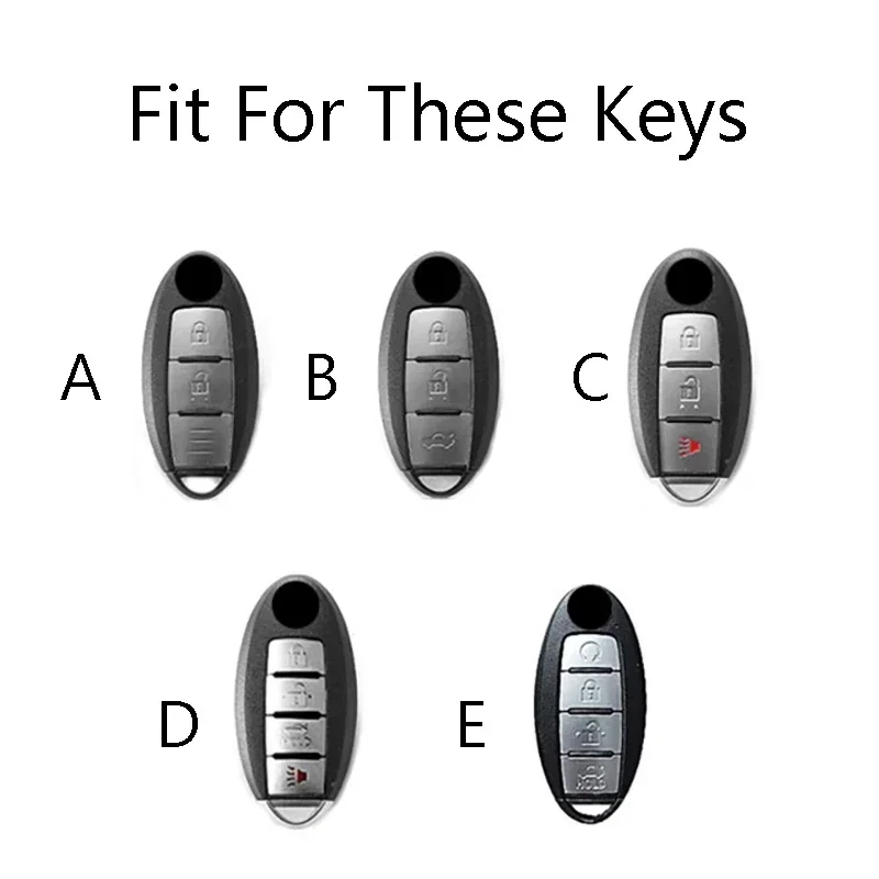 Zinc Alloy Car Remote Key Cover For Nissan Altima Qashqai J10 J11 X-Trail t31 t32 kicks Tiida Pathfinder Murano Note Juke image 2
