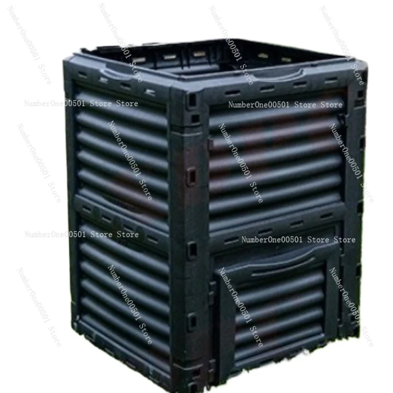 

300L Compost Bin Outdoor Tumbling Composter for Garden Waste Kitchen Scraps Organic Fertilizer Maker