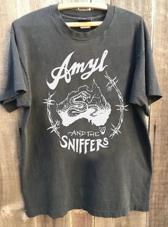 Amyl And The Sniffers ROCK BAND CHARCOAL t-shirt pleine taille S-5XL pur coton hommes et femmes même vêtements de rue