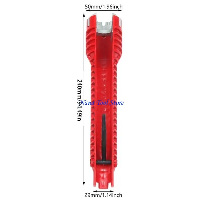 31GJ Multifunctional Sink Bathroom Wrench Plumbing Installation Tool Removal Tool