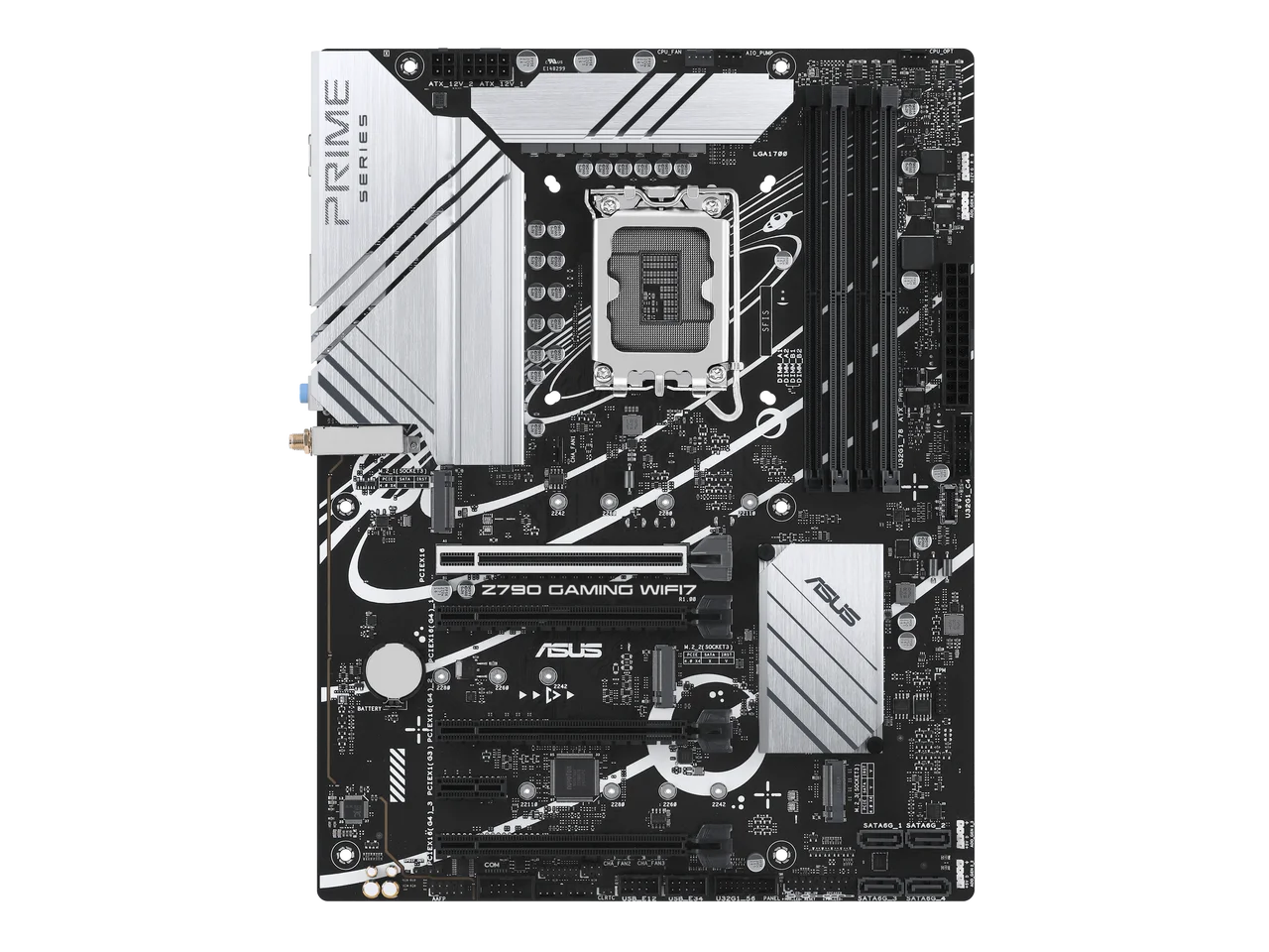 ASUS Z790 GAMING WIFI7 LGA 1700 ATX Motherboard, PCIe 5.0, 3x M.2, 14+1 DrMOS, DDR5, WiFi 7, 1Gb LAN, USB 3.2 Gen 2x2 Type-C