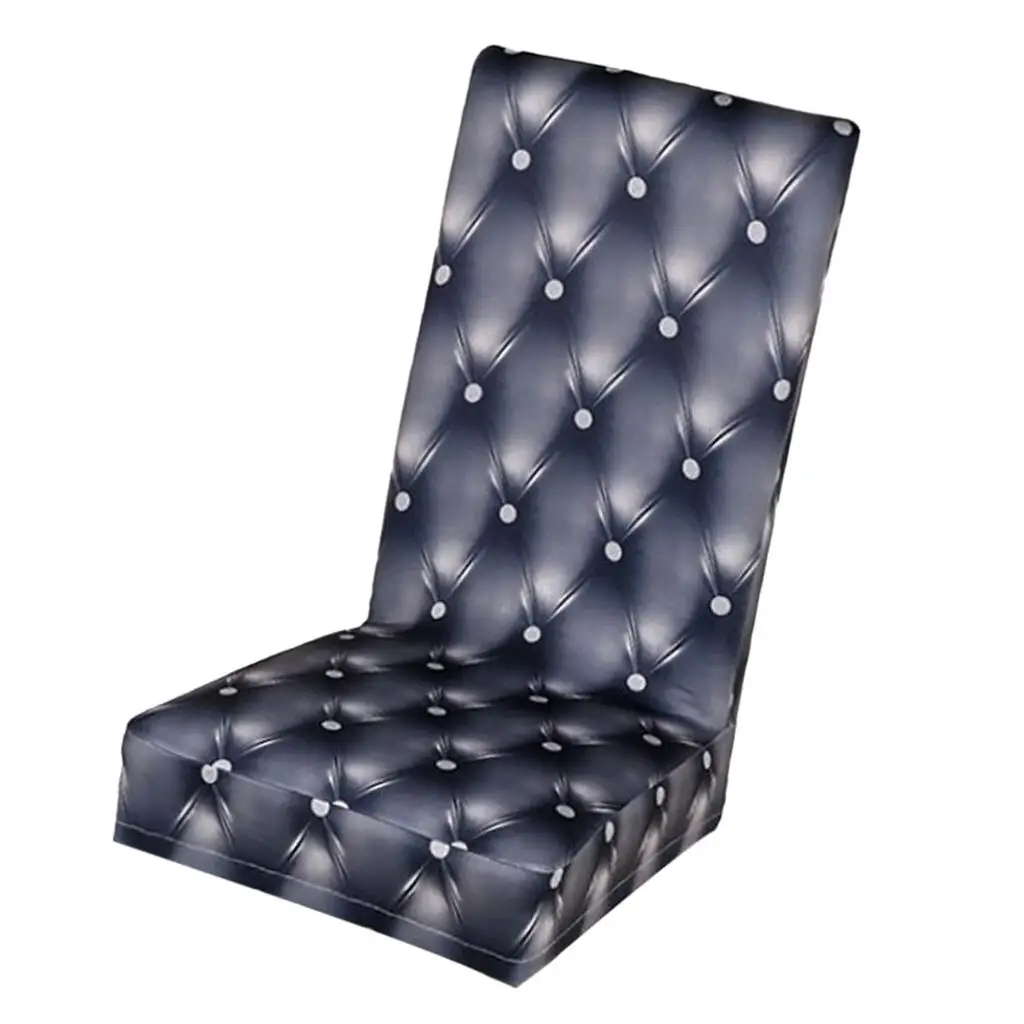 Elastic Seat Cover Dining Chair Slipcover Removable Washable Protector Short Fit for Home Restaurant Special Events