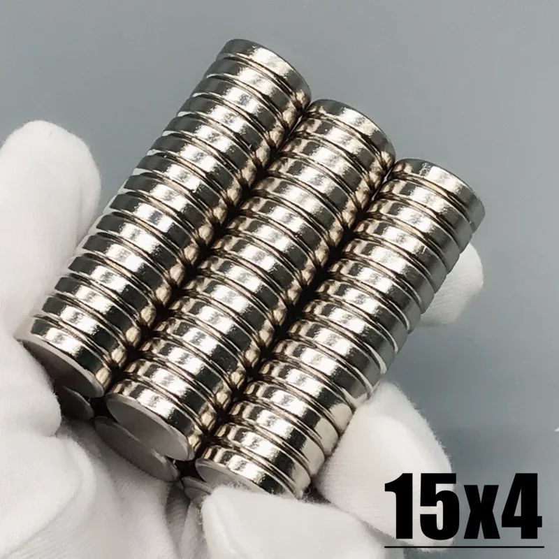 15x4mm Magnet 5-200pcs 15*4mm Magnet Accessory N35 NdfeB Neodymium Permanent Magnetic Imanes Magnet Fridge Magnets