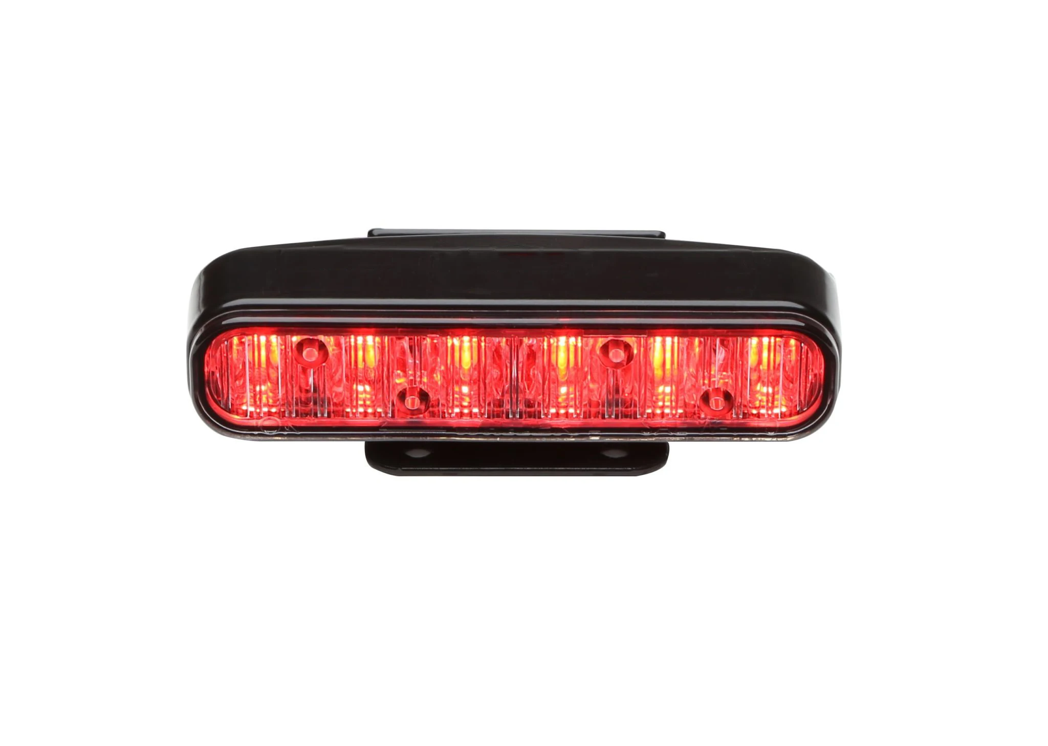 Red Waterproof Warning Light for Surface Mount - 12-24V LED Alert Light for Cars, Trucks, and Trailers