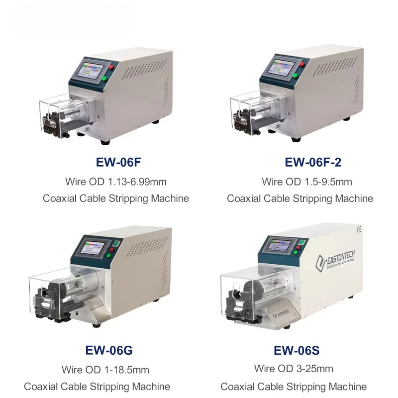 EW-06F Rotary Blade Coaxial Cable Stripper Coaxial Cable Stripping Machine RG402 Rg Series Rg58 Rg213 Rg214 Rg174