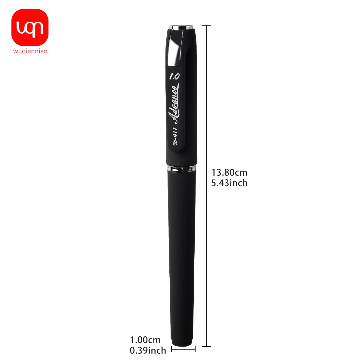 WQN-3/6/12 قطعة قلم جل بتصميم بسيط 0.5 مللي متر بنك الاستثمار القومي للكتابة السلسة حبر أسود اللوازم المدرسية والمكتبية