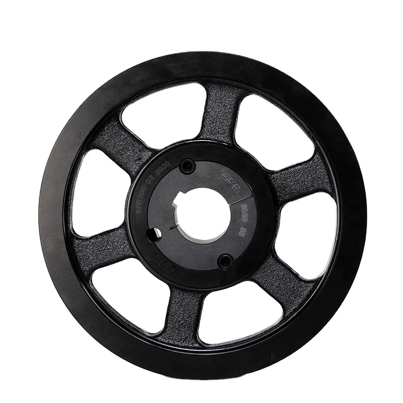 CPT Cast Iron V-Pulley SPB450, 4 Grooves, 457mm OD, 3535 Bushing