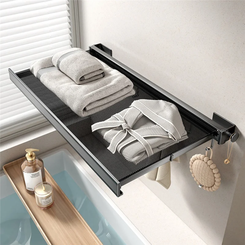 

CYCLI-Retractable Invisible Folding Clothes Drying Rack, Punch-Free Indoor And Outdoor Clothes Drying Net Bag