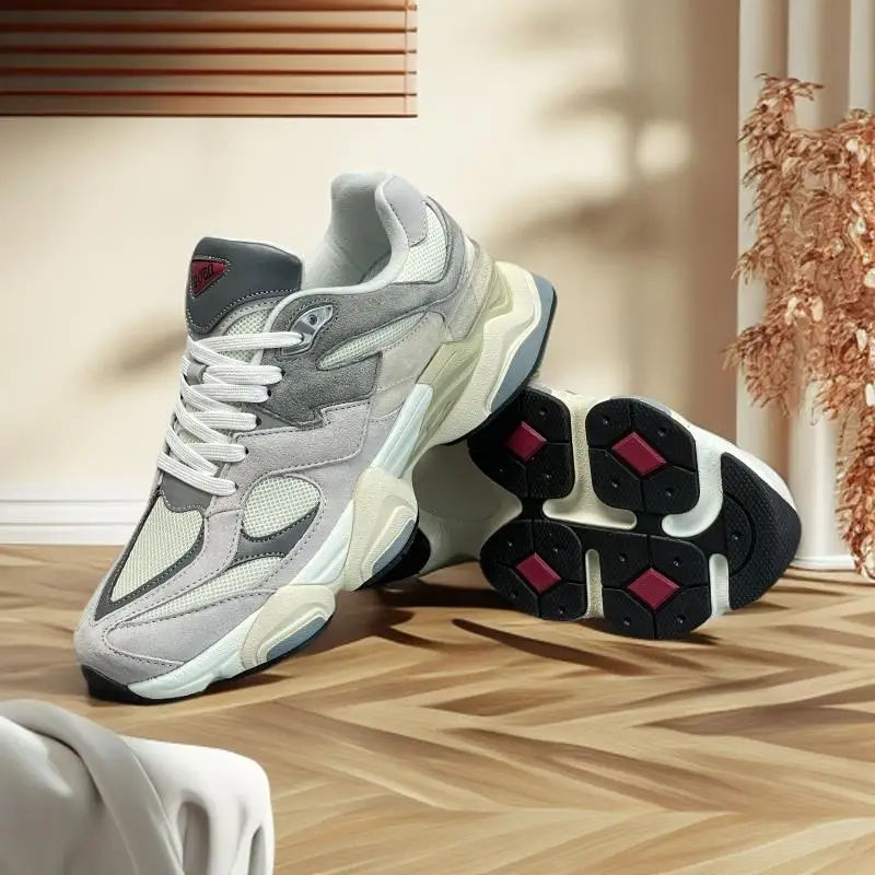 

9060Breathable mesh running shoes, air circulation, fresh footfeelLined Warm