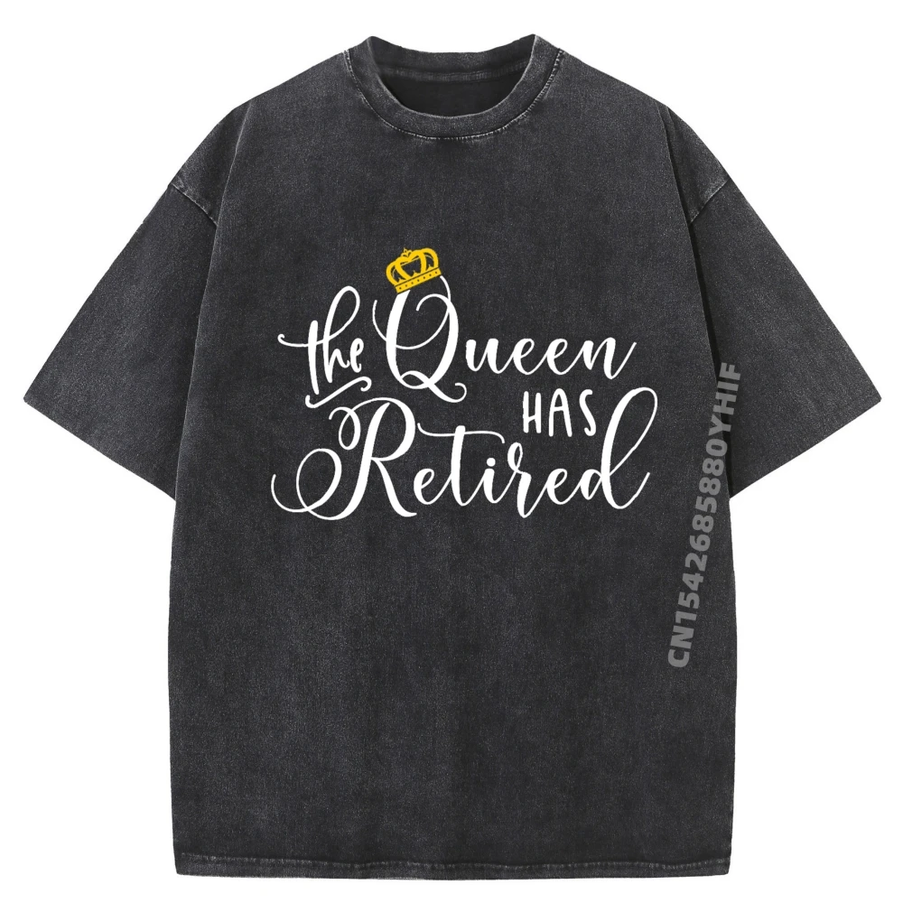 

Подарок на пенсию для женщин, забавные футболки с рисунком королевы, мужские минималистичные потертые рубашки, веганская одежда с принтом