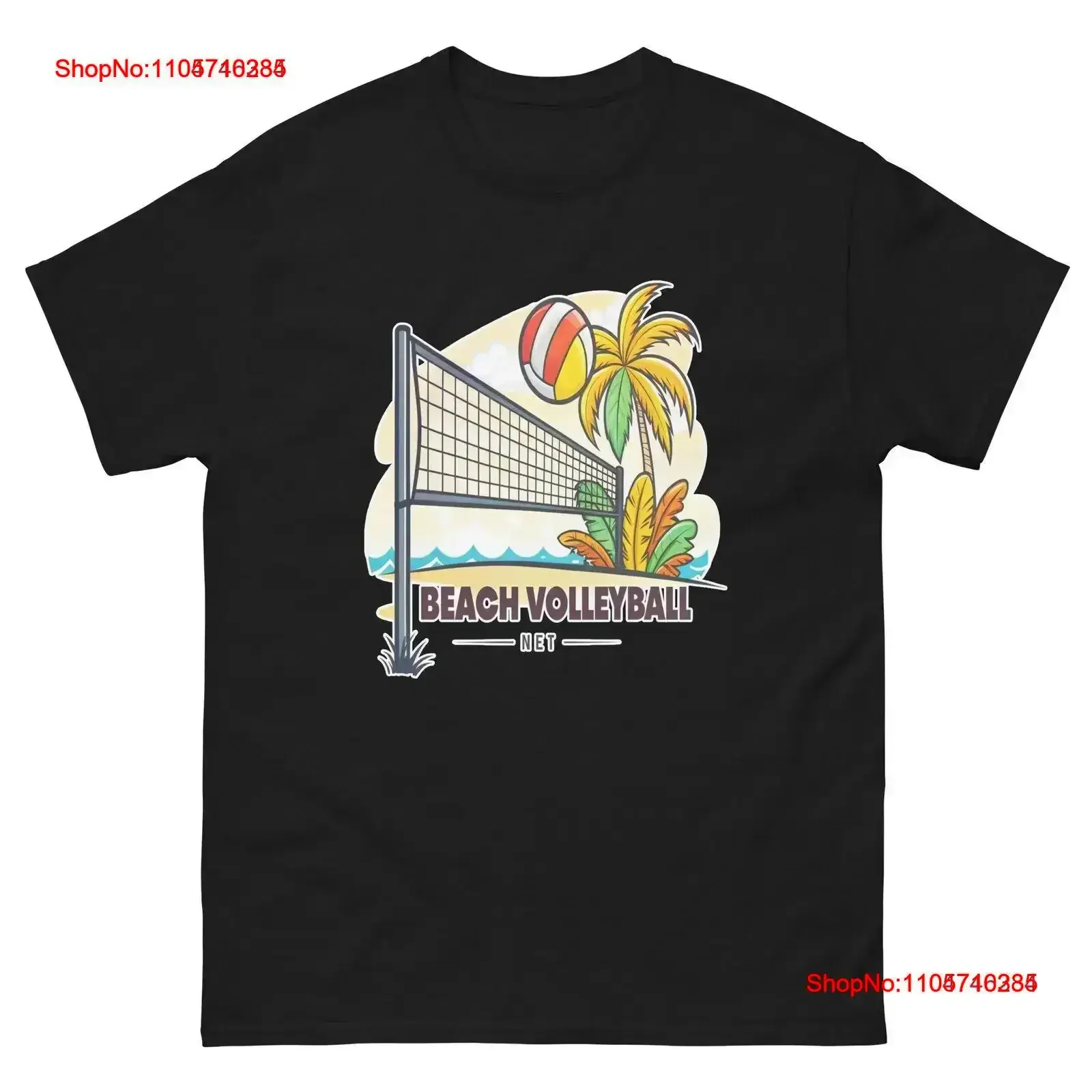 Beach Volleyball Object Place Item Urban T Shirt vintage Washed streetwear Slightly Comfortable Top For Everyday Wear Soft