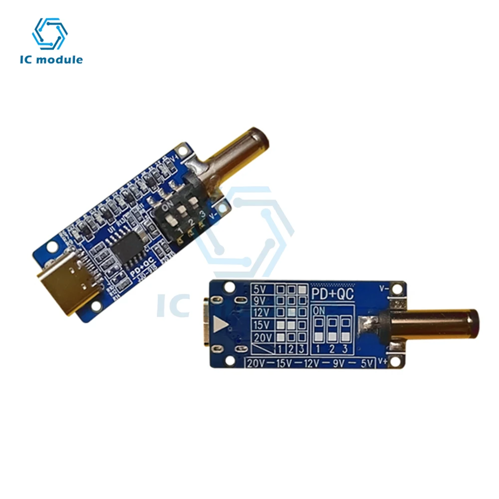 PD3.1 decoy pd2.0 3.0 fast charge trigger transfer charging notebook 12/20/28V power aging test board  Type-C