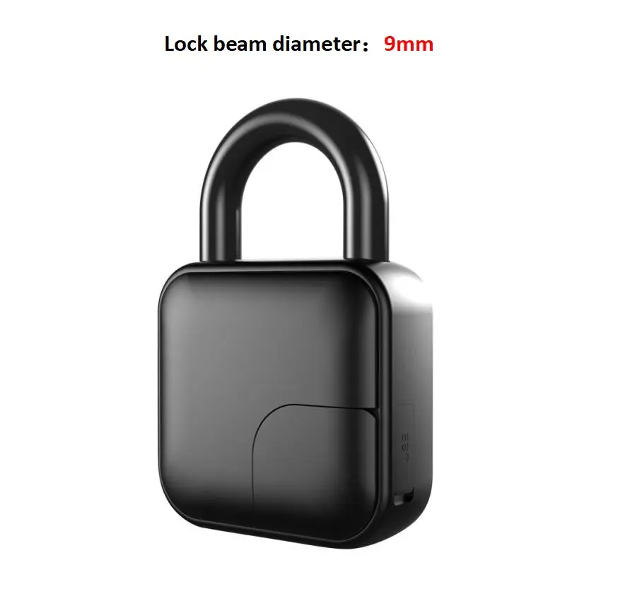 TUYA Fingerprint Padlock IP65 Zinc Alloy Suitable for Travel Bag Cabinet Lock Warehouse Basement Garden Door Lock