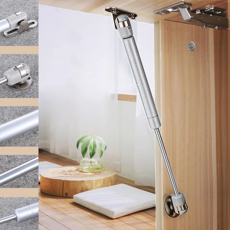 100N/80N Force Door Lift Support Cabinet Tatami Hinges Furniture Kitchen Cupboard Gas Spring Door Lid Soft Open/Close