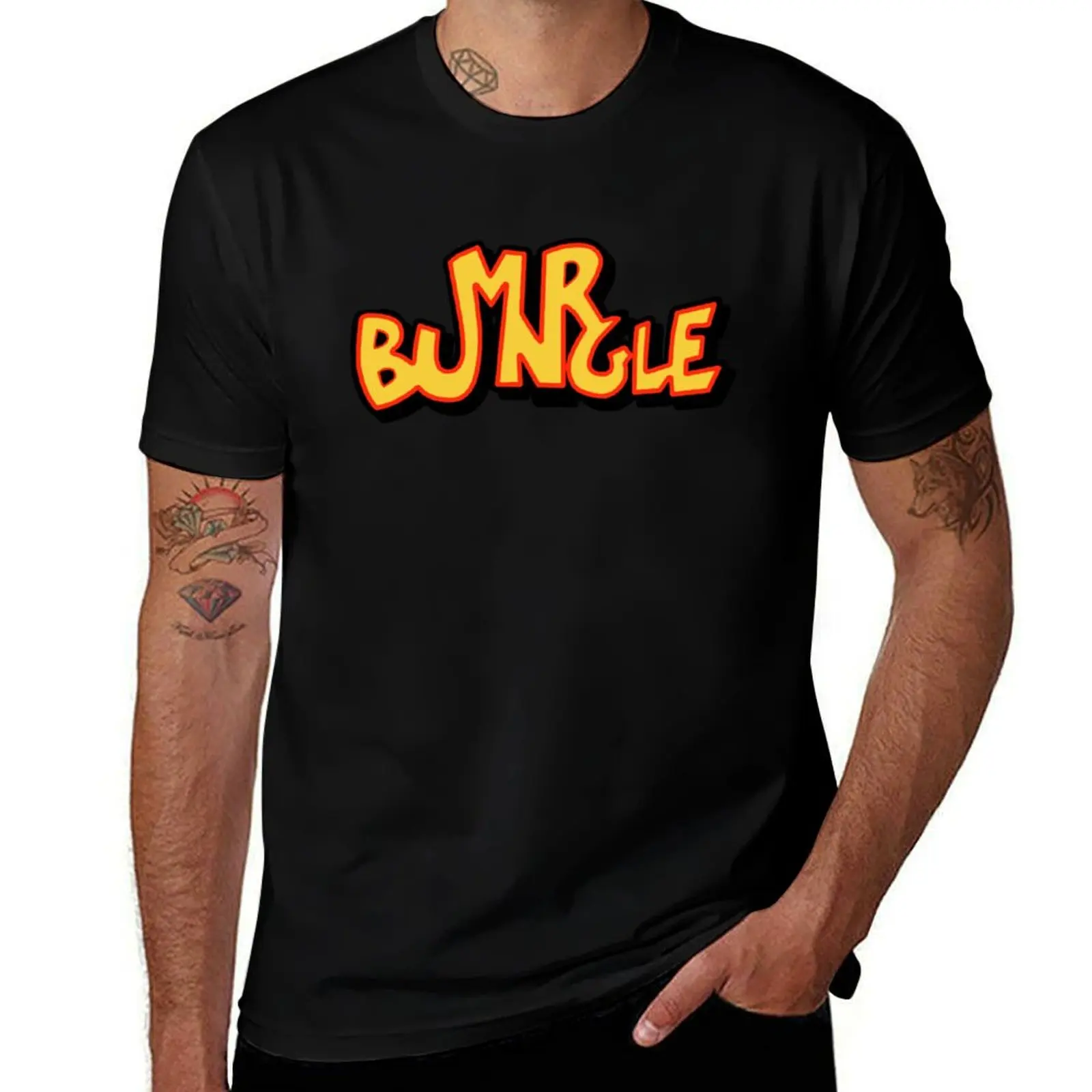 

t BUNGLE t shirt BUBBLE casual with man MR t prints T-Shirt shirts shirts cotton funny T-Shirt LOGO LADIES