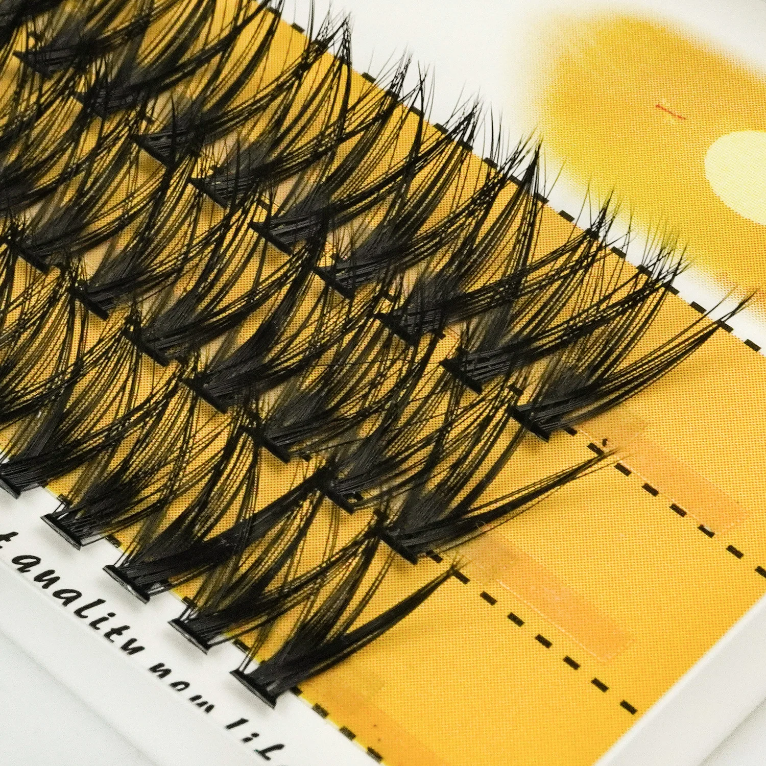 Extensiones de pestañas de visón, extensiones de pestañas naturales, volumen ruso D, herramienta de maquillaje de racimo Individual, 60 paquetes por caja, 20D, 30D, 40D, 50D