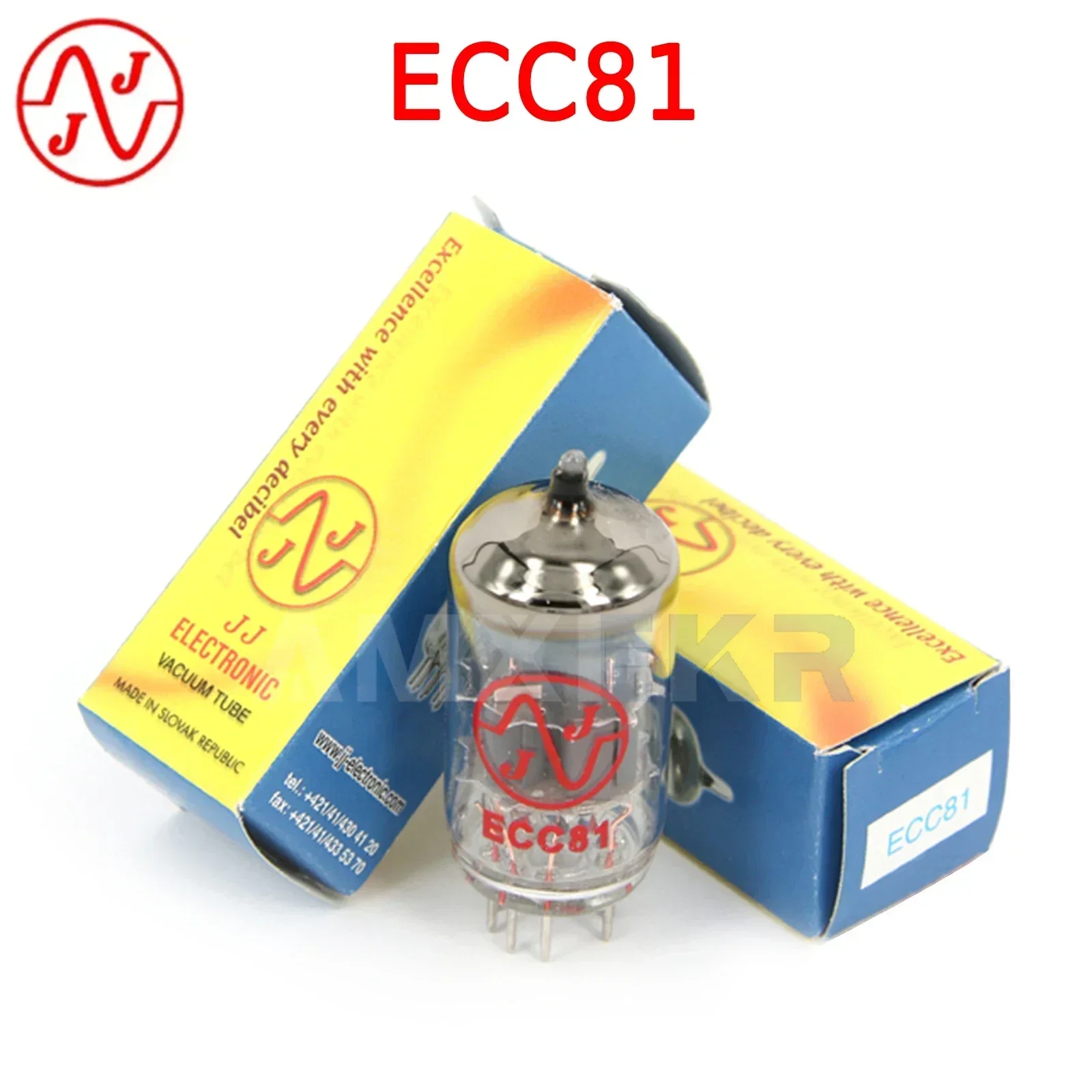 

JJ ECC81 Vacuum Tube Replace E81CC ECC801S 12AT7 6201 Factory Test And Match signal Tube Amplifier kit DIY Audio Valve Genuine