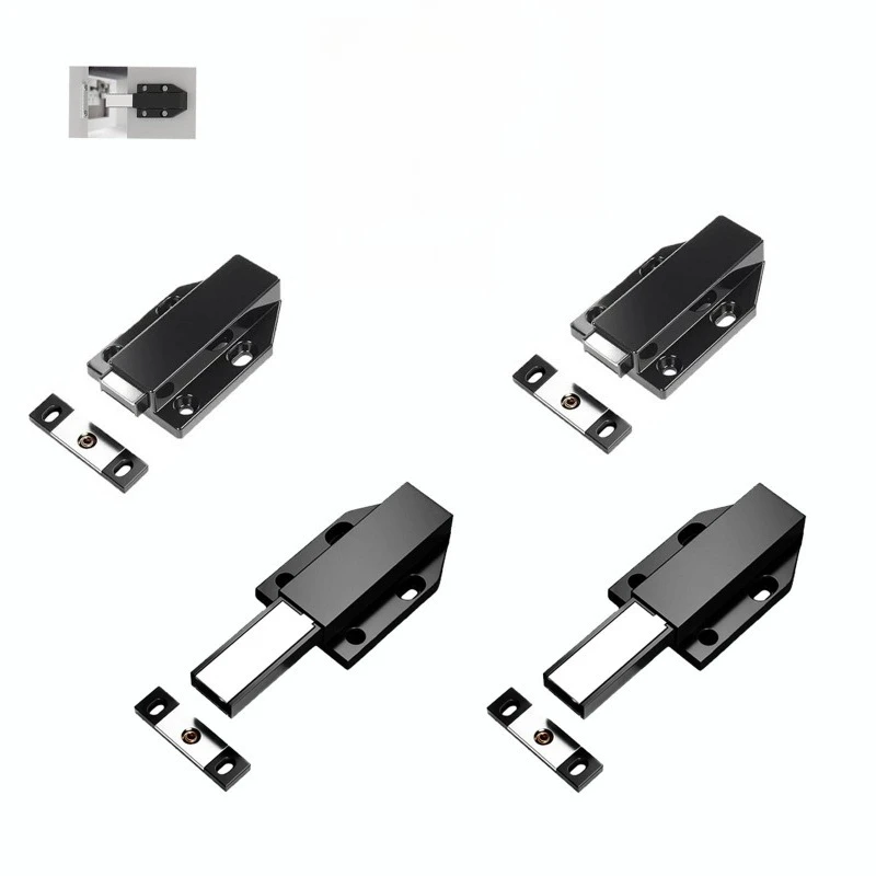 4/8PCS Magnetic Push Latch Press Out Latch Push To Open Cabinet Hardware Magnetic Touch Latches  Release Kitchen Drawer Catch