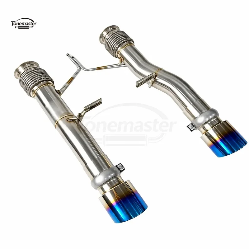 Performance Catback for McLaren 720S 4.0T M840T 2017-2023 Coupe Spider Stainless Steel Blue Titanium Tips High Flow Racing Tune