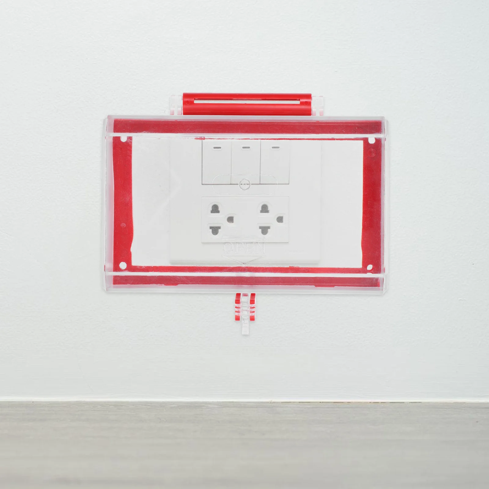 

Oversize Push Button Cover Clear Emergency Stop Switch Guard Protective Safety Box For Electrical Equipment