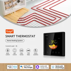 Tuya Smart Floor Heating Wifi Thermostat For Water Room Temperature Remote Controller Google Home\Aleax