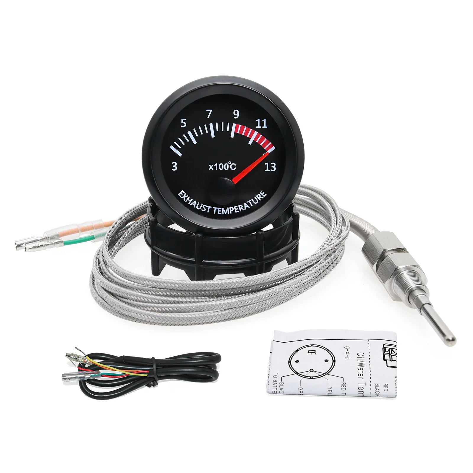 Universal 52mm 2 inch Exhaust Gas Temp Gauge Image 6