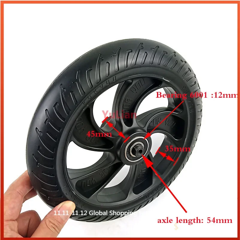 200x200x50mm Rear Wheel Classic Delicate Electric Scooter Solid Rear Wheel Back Tire Tyres w/Wheel Hub for Kugoo S1 S2 S3