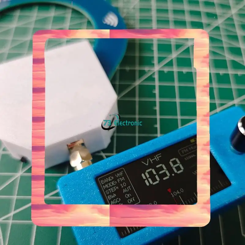 1 Set SI4732 Radio Receiver IPS Screen AM/FM/LSB/USB/DAB Mini Portable Shortwave Radio Withbroadband Antenna