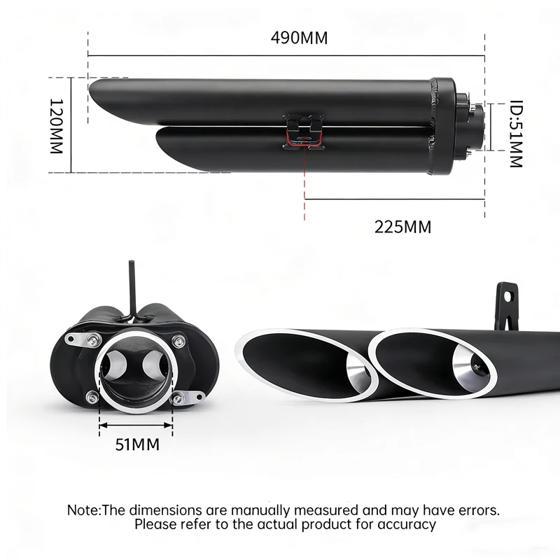 escapes para motos Motorcycle Exhaust Escape Link Pipe Connect Original Muffler Slip-On For YZF R1 R 1 2009-2014