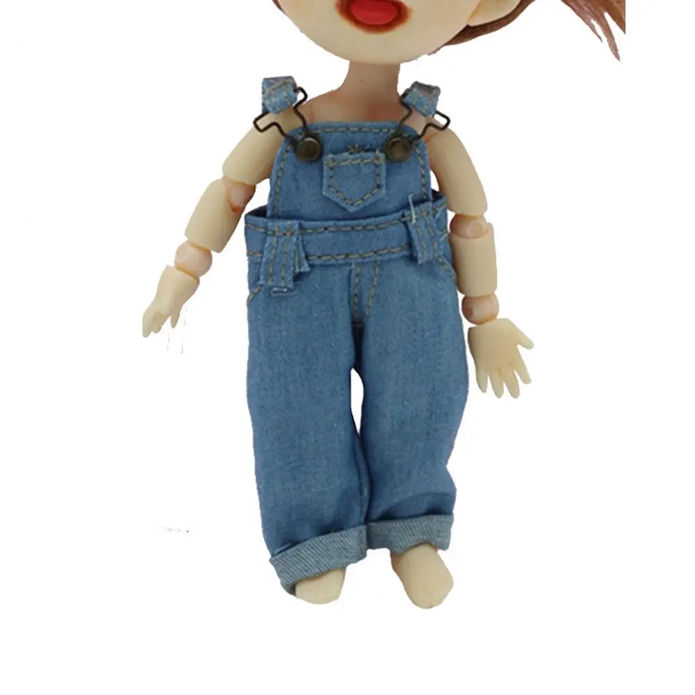 Multi-Stijlen 1/12 Poppen Poppenbroek Overalls Mode Jeans Casual Broek Kleding Accessoires